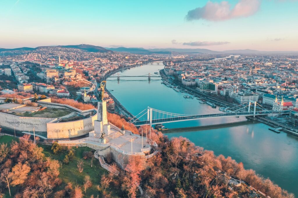 Budapest city view