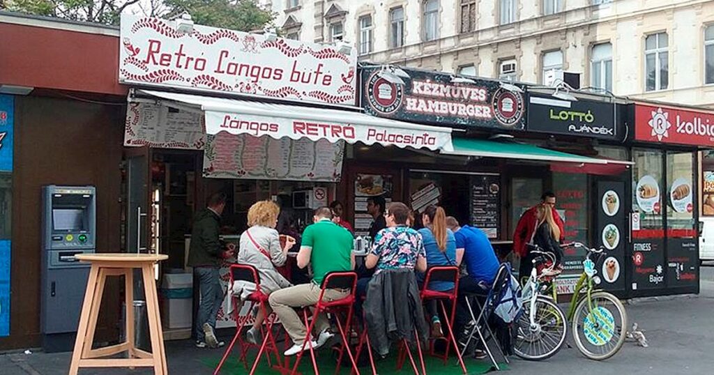 Retro-Lángos-Budapest-Top 10 Street Food Places in Budapest for Students (2024)